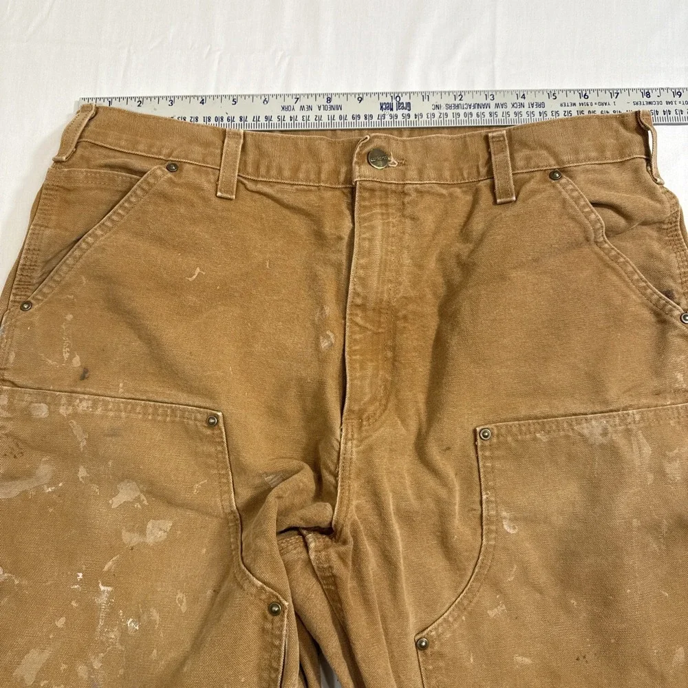 PANTS Carhartt MEN 36X36 Double Knee Carpenter LOOSE‎ ORIGINAL FIT  B136-BRN
